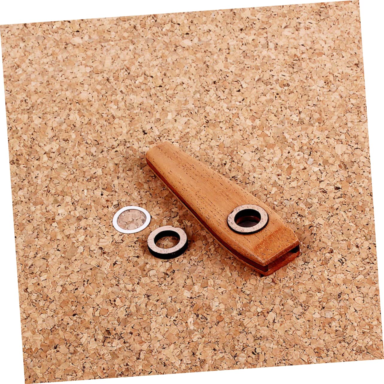 BESTonZON 3pezzi Kazoo Di Legno Per Principianti Strumento Musicale Per Adulti Armonica Portatile Facile Da Usare Per Festività e Attività Musicali