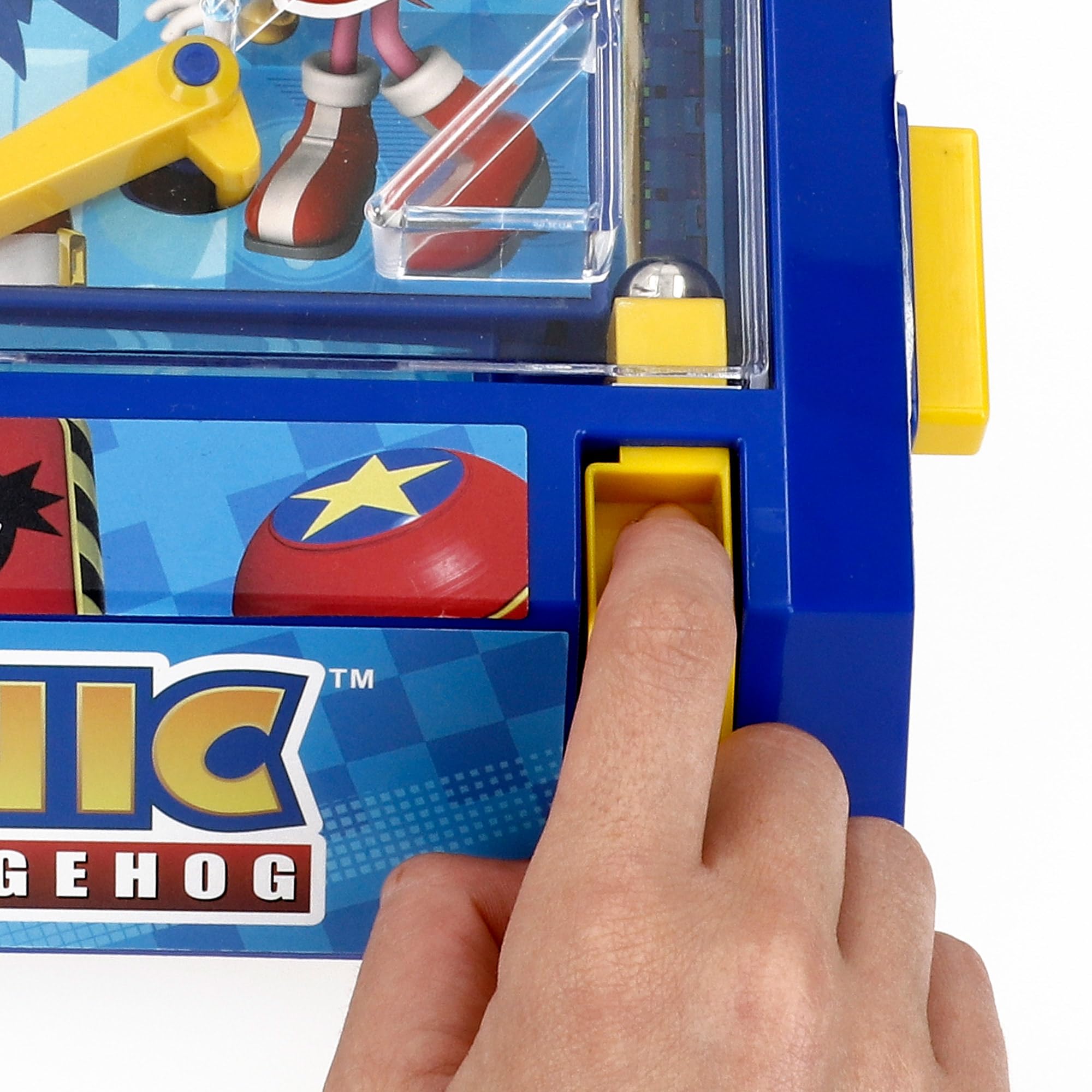 ColorBaby Sonic Pinball da tavolo, luci e suono, segnalibro elettronico, design arcade premium, licenza ufficiale, giochi da tavolo elettronici, giocattolo da collezione (77726)