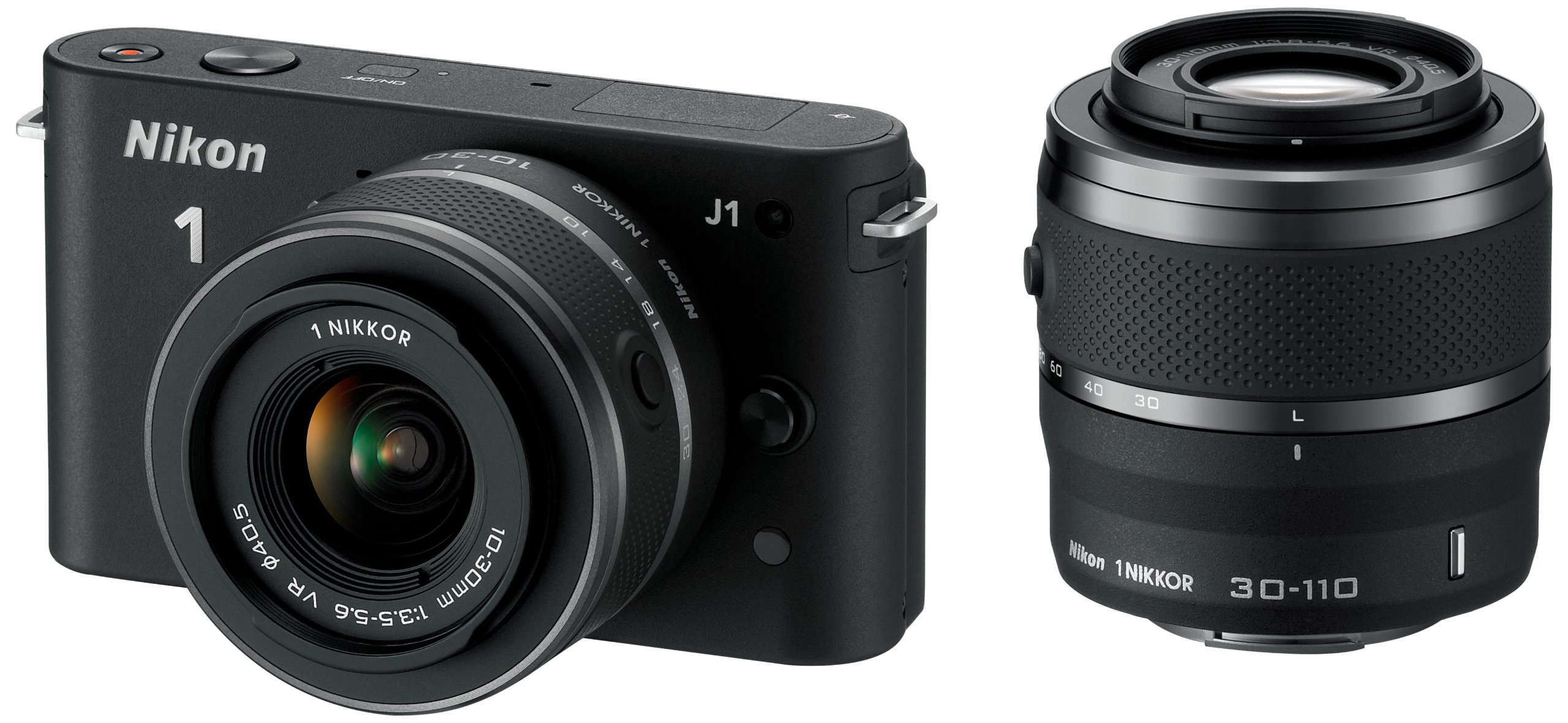 Nikon 1 J1 Compact System Camera with 10-30mm and 30-110mm Double Nikon 1 J1 Compact System Camera with 10-30mm and 30-110mm Double