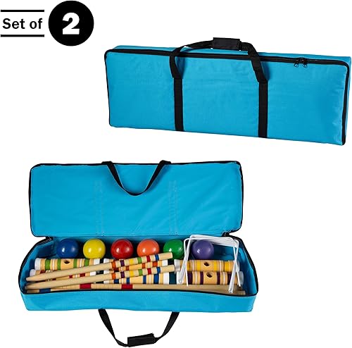 Vista 16 de Juego de cricket Trademark Global con bolsa de transporte