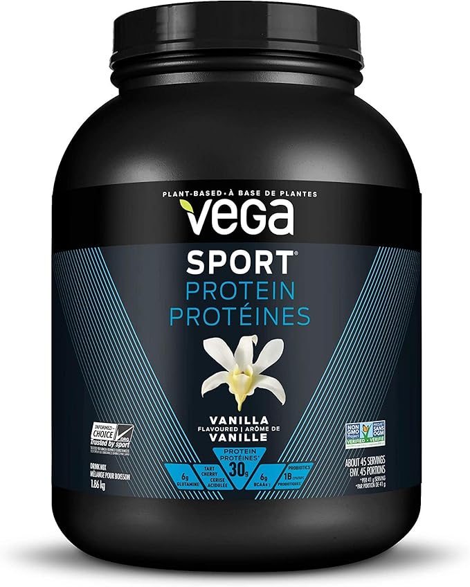 Vega Sport Premium Protein Powder, Vanilla, Vegan, 30g Plant Based