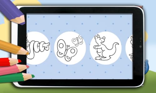 Pinte animais do zoo e selva