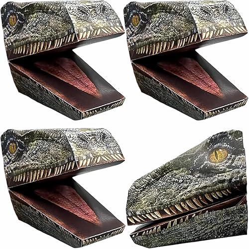 Miniatura 1 de Jurassic World 3 - Marionetas de papel de mano  4 unidades  Actividad interactiva divertida y creativa para niños