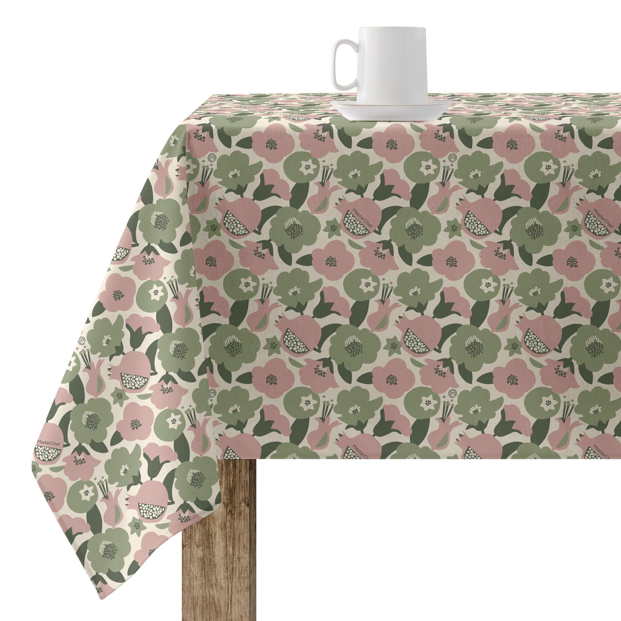 Nappe non-toile cirée toucher coton BELUM Masterchef 140x140cm haut de gamme