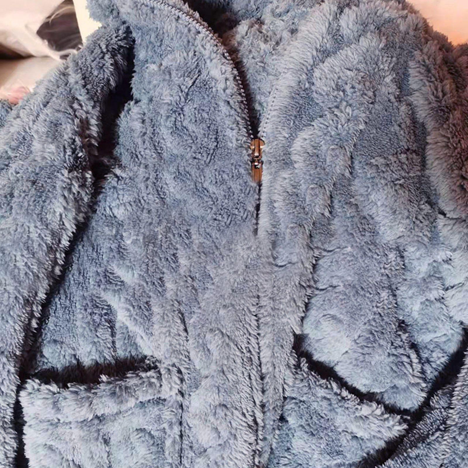 Conjunto genérico de pijama para mujer, invierno grueso, terciopelo coral perfumado, ropa para casa, cálido, suave, ropa de noche cómoda