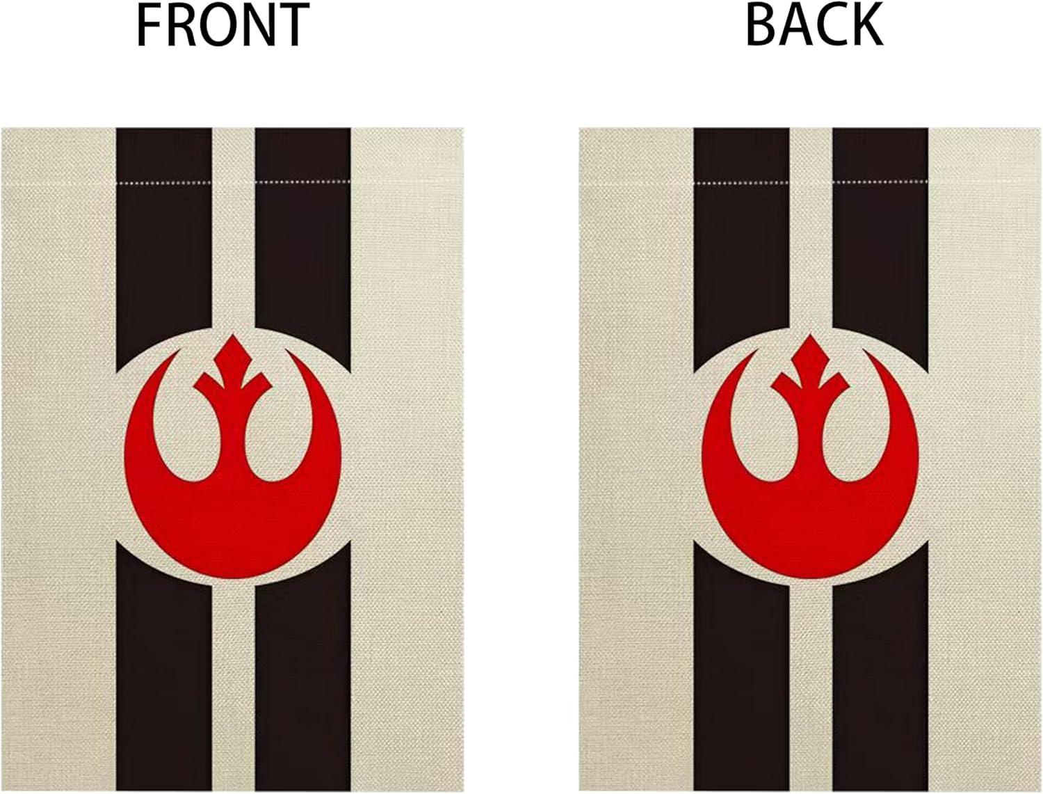 ZXvZYT Rebel Alliance Garden Flag Countries Flags Banner Double Sided Flax Outdoor Yard Decorative(12"x 18") - Image 3