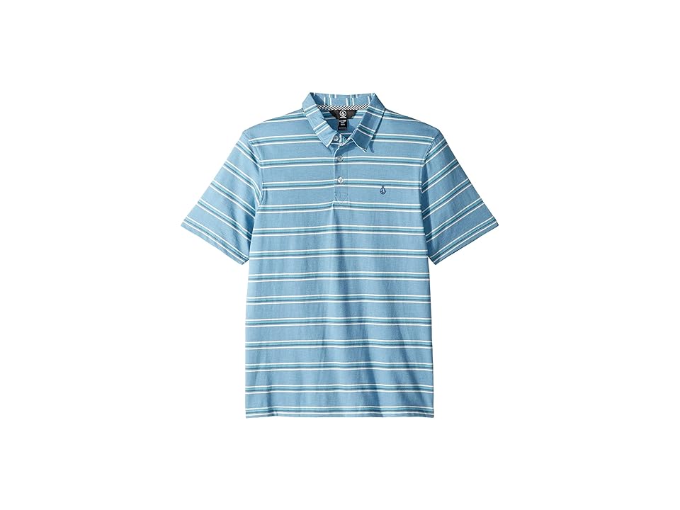 

Volcom Kids Wowzer Stripe Polo (Little Kids/Big Kids) (Vintage Blue) Boy's Short Sleeve Pullover
