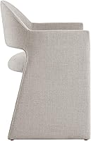 Vista 6 de Modway Talia - Sillón de comedor tapizado de tela en lino