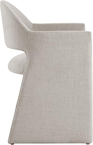 Miniatura 6 de Modway Talia - Sillón de comedor tapizado de tela en lino