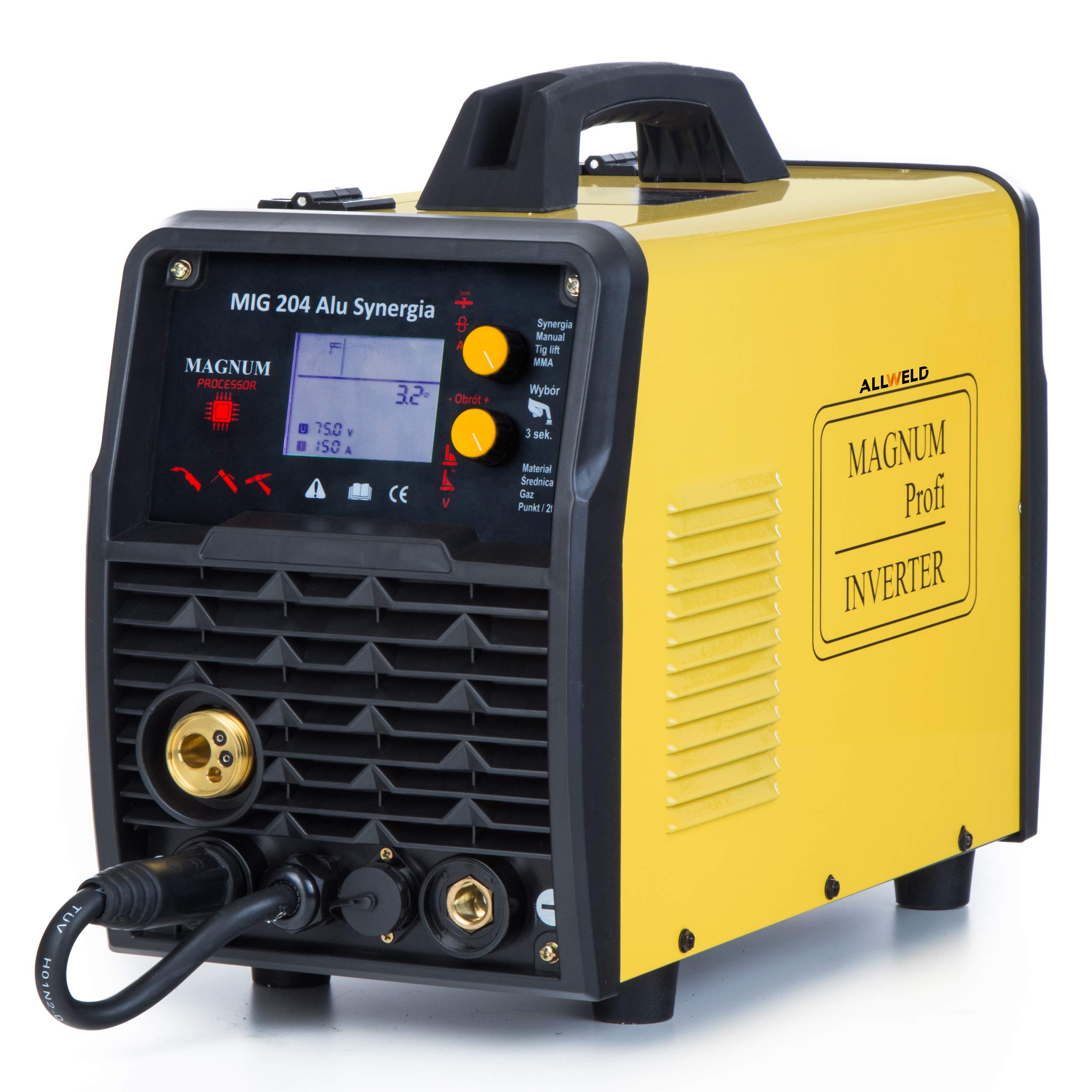 MIG Welder Inverter 3 in 1 IGBT Synergy Automatic Settings Portable