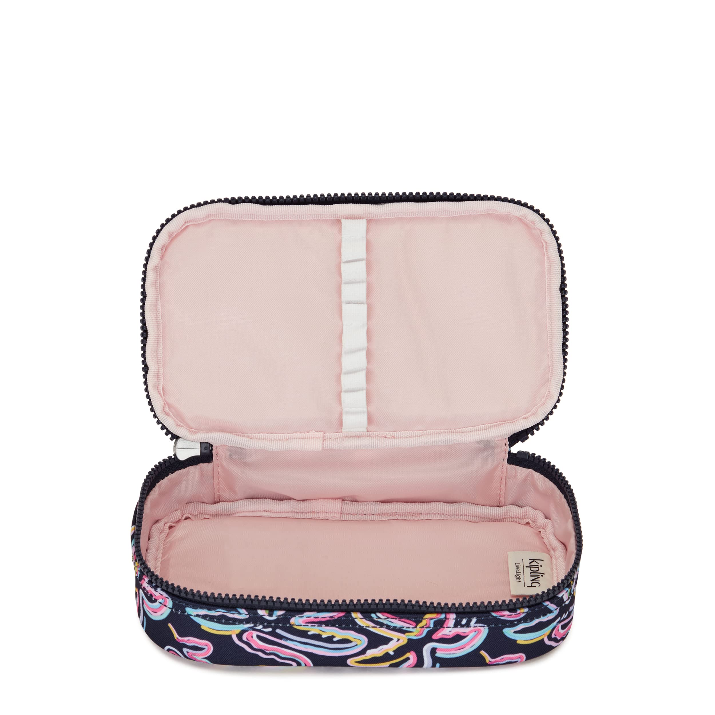 Kipling 50 PENS, Pencil Case Holds Up To 50 Pens,21 cm, 1 L, Palm Fiesta Prt - Image 3