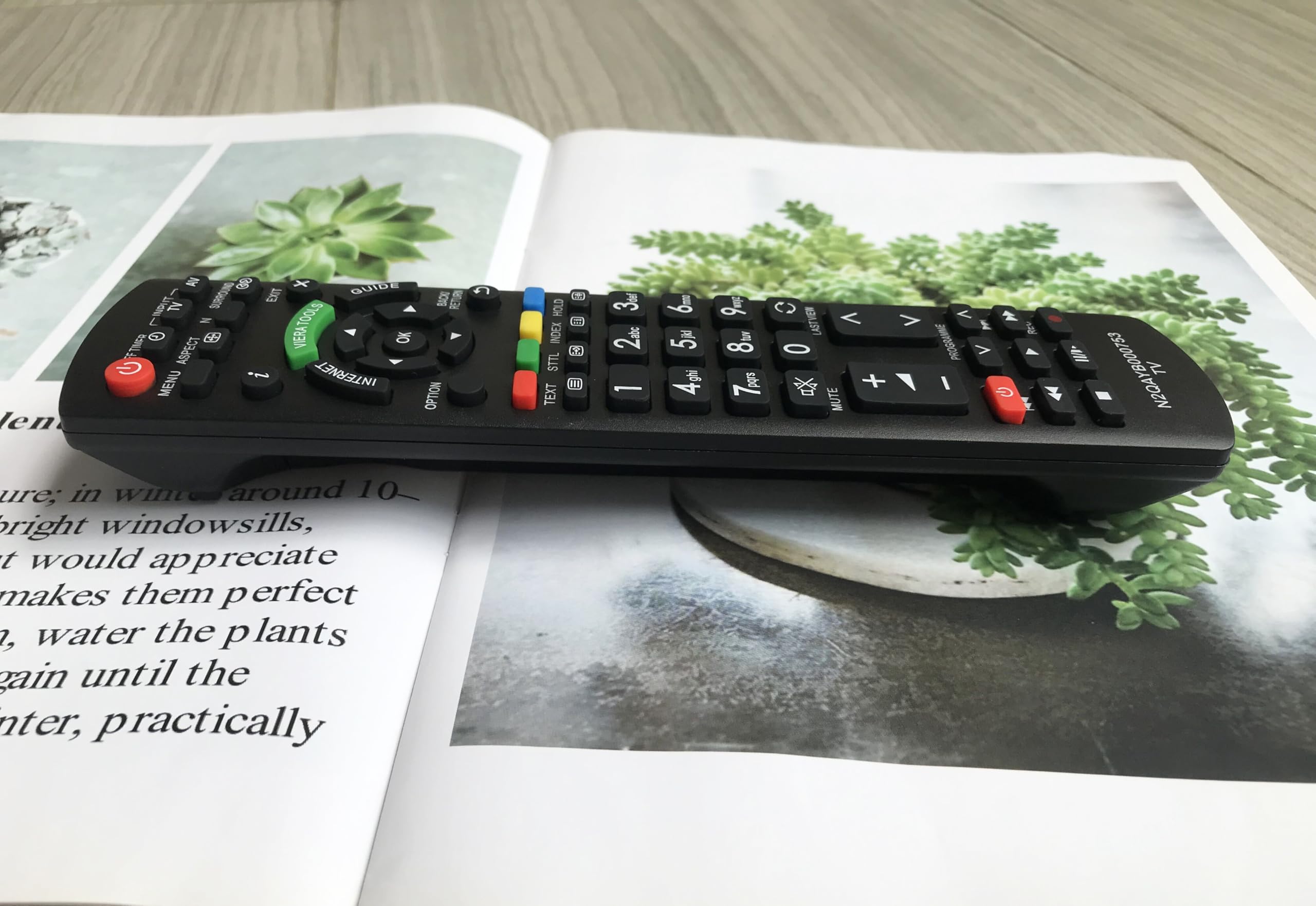 Replacement Remote Control N2QAYB000753 for Panasonic Viera Internet TV N2QAYB000752 TX-L47E5B TX-L32D25BA TX-L32E5B TX-L37E5B TX-L42E5B TX-P42S30B TX-L47EW5 TX-LF42E30 TX-L32D28ES TX-L32E30E - Image 4