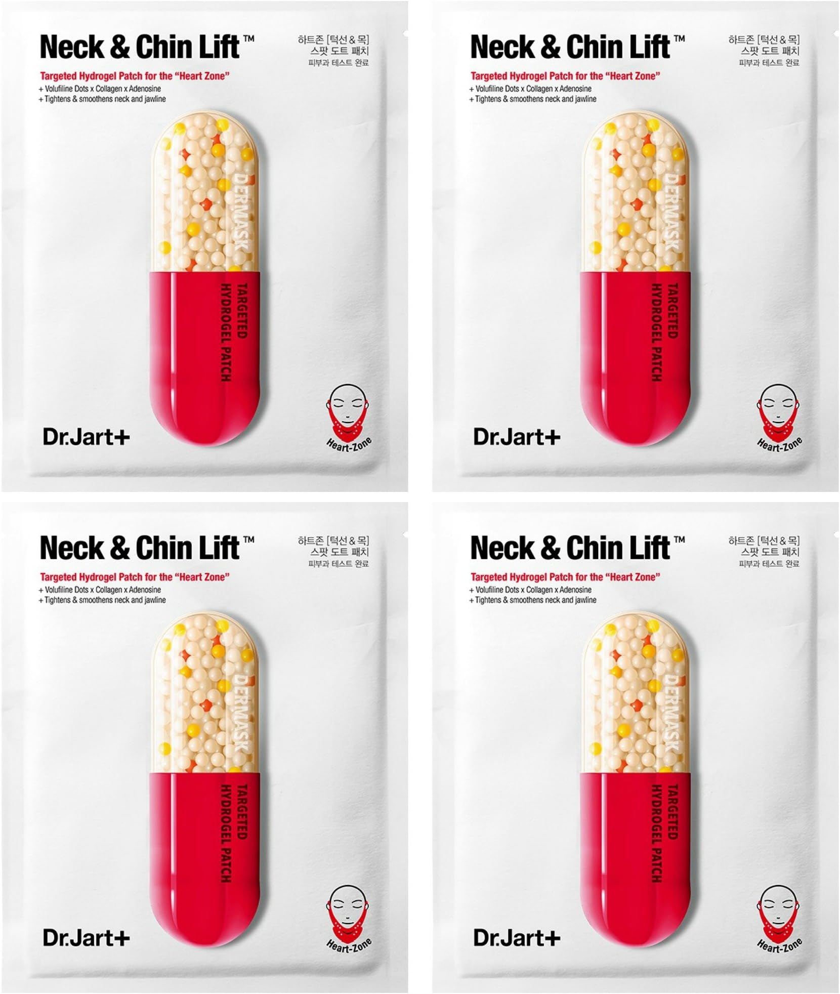 Dr.Jart+ Dermask Neck & Chin Lift (2 Pack_4 Masks)