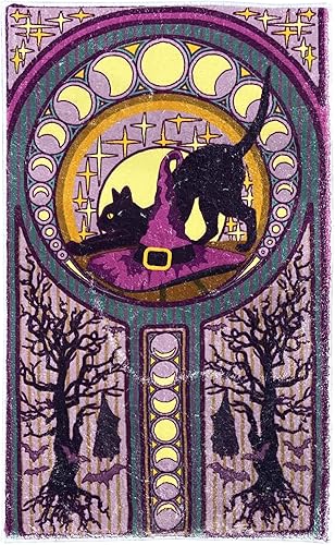 Miniatura 1 de Alfombra antideslizante absorbente para baño, alfombra de tarot estrellas y diosa, alfombra de felpa de microfibra para dormitorio, sala de estar,