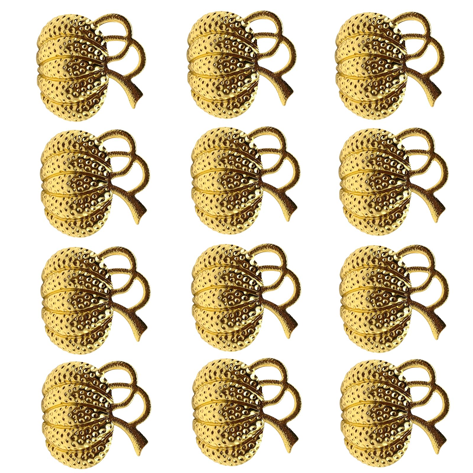 Buxuaaaa 12PCS Autumn Theme Tissue Holders Elegant Maples/Pumpkin Shape Tissue Rings Suitable for Thanksgiving Dinner DecorS Fall Rings