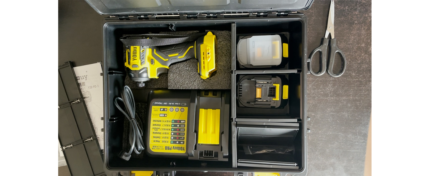 インパクトドライバー18v電池付き 楽天市場】＼《全セット》電池＆充電器付属／【1台多役】インパクト
