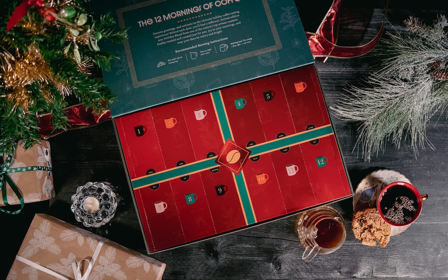Bean Box Twelve Mornings of Coffee Coffee Advent Calendar 2021
