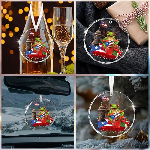 Miniatura 7 de FLAGWIX Regalos divertidos para hombres, mujeres, adornos de Navidad con texto en inglés "I Saw That", regalos divertidos para familiares, amigos,