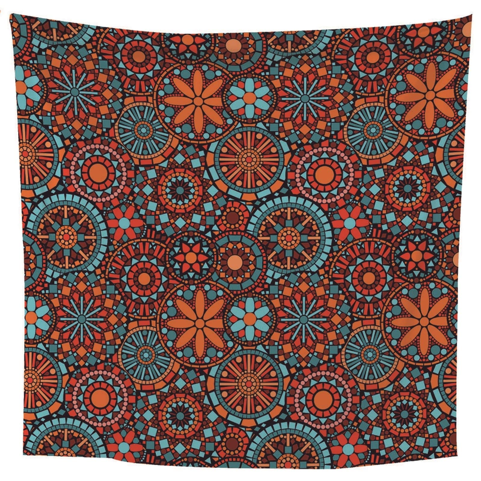 Aeici Tapices Pared, Tapiz Cama Étnico Retro Tapices De Pared Wall Hanging, Bedsheet(350X256Cm)