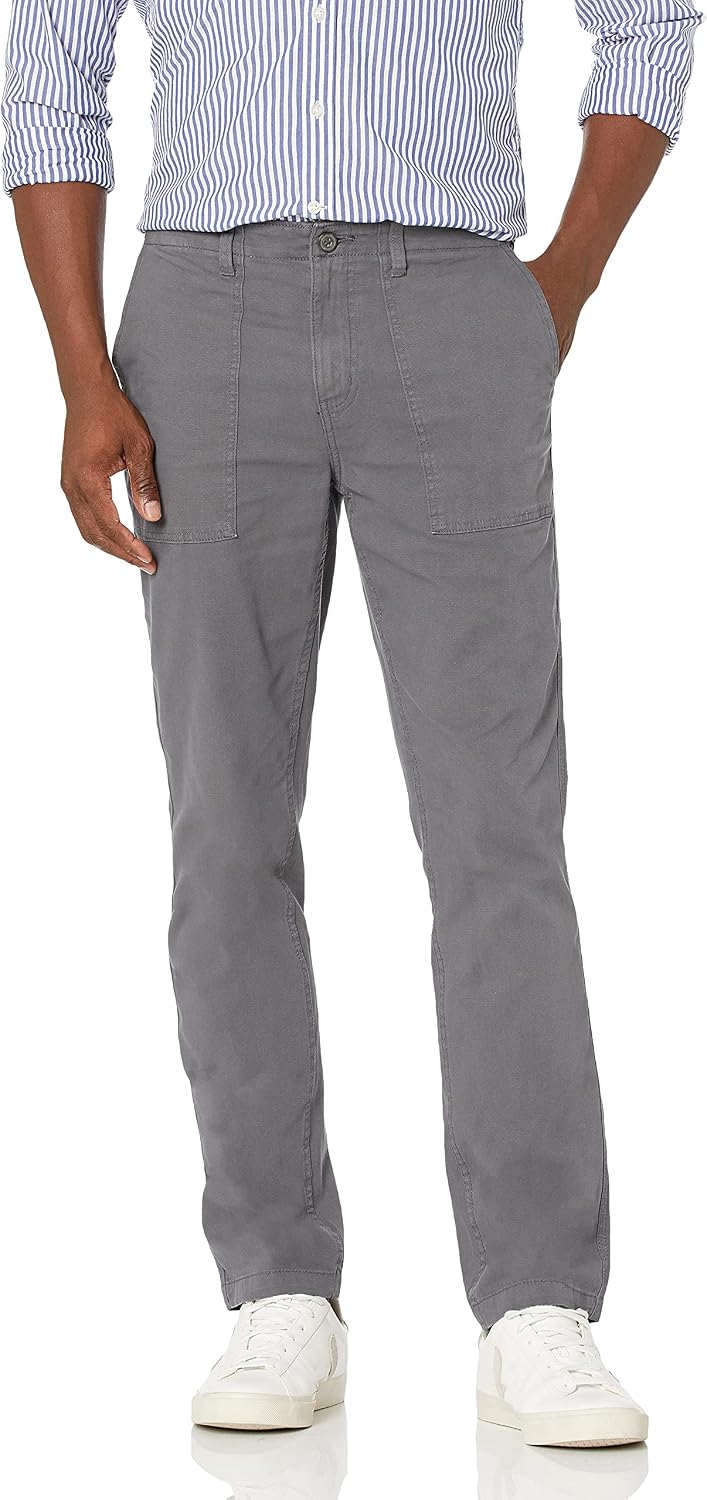 Goodthreads Men's Athletic-Fit Porkchop Pocket Stretch Canvas Utility Pant