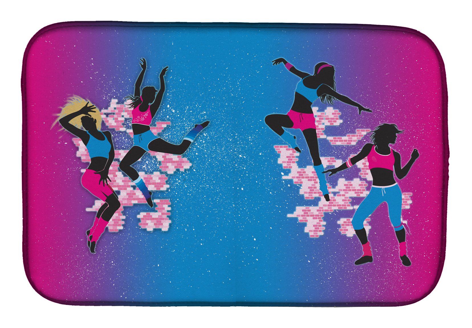 Tapis égouttoir à vaisselle multicolore pour égayer votre plan de travail de cuisine