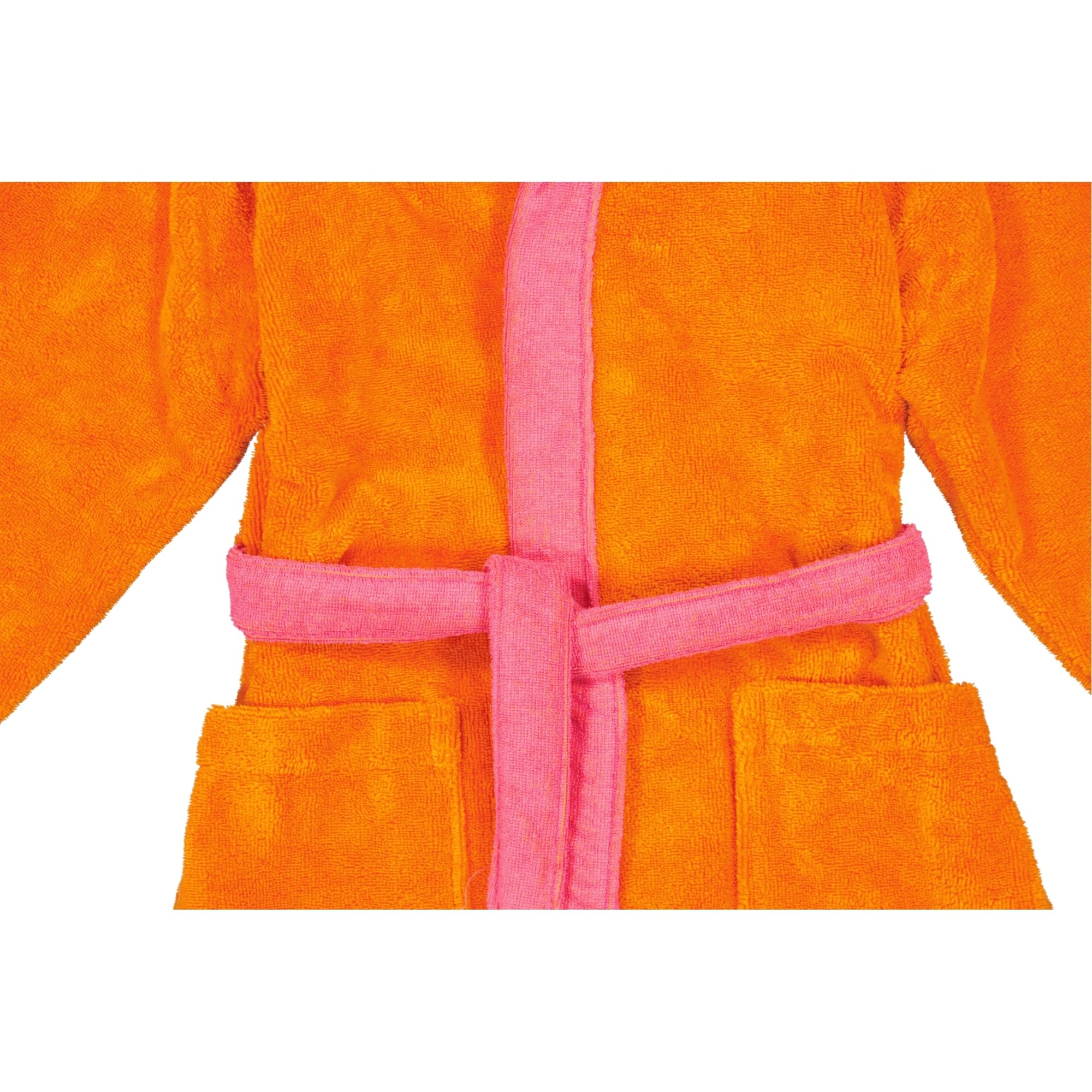 Vossen Kinderbademäntel Kinder Kapuze Bixie electric orange/prim rose - 0006