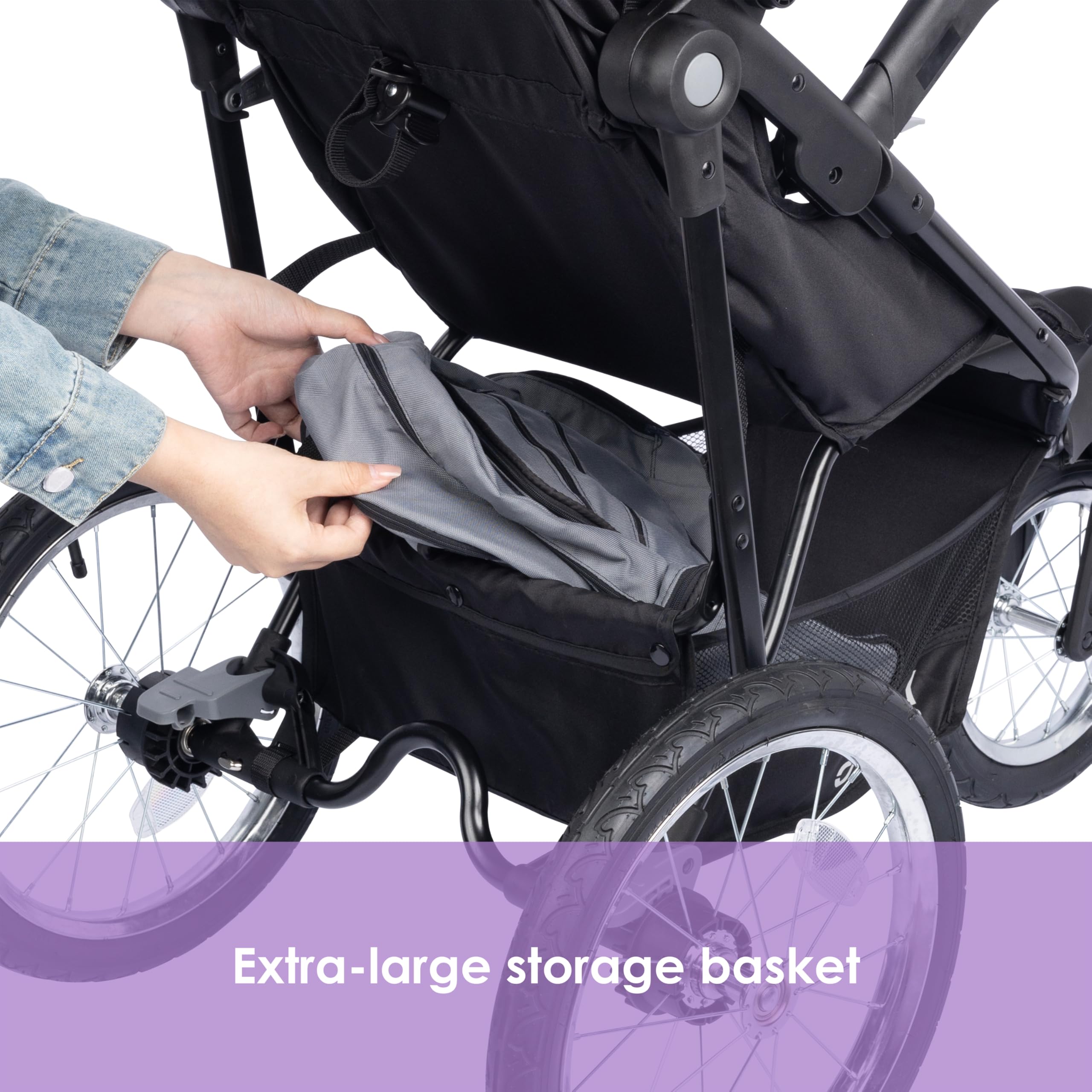 Amazon.com : Baby Trend Journey Jogger, Stellar Black : Baby