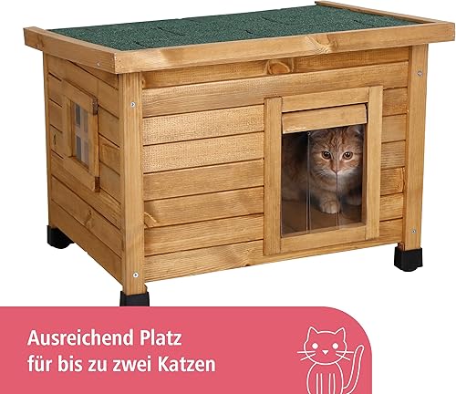 Miniatura 8 de Kerbl Rustica - Casa para gatos, 22.4 x 17.7 x 16.9 in
