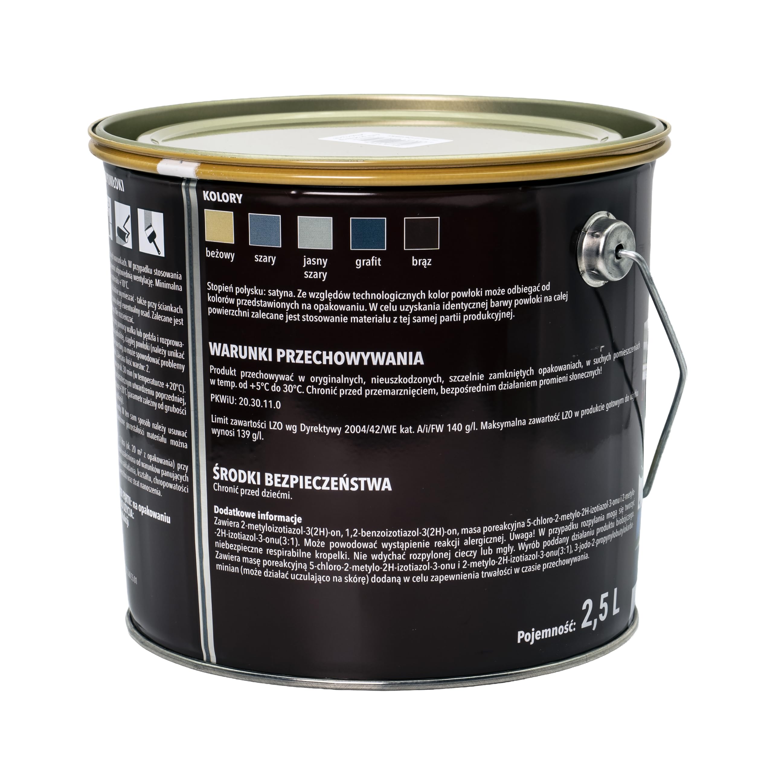 HARDFLOOR Farba do betonu 2,5L – Szary – Trwała farba podłogowa do betonu – odporna na UV i warunki atmosferyczne – garaż, warsztat, piwnica – do wnętrz i na zewnątrz