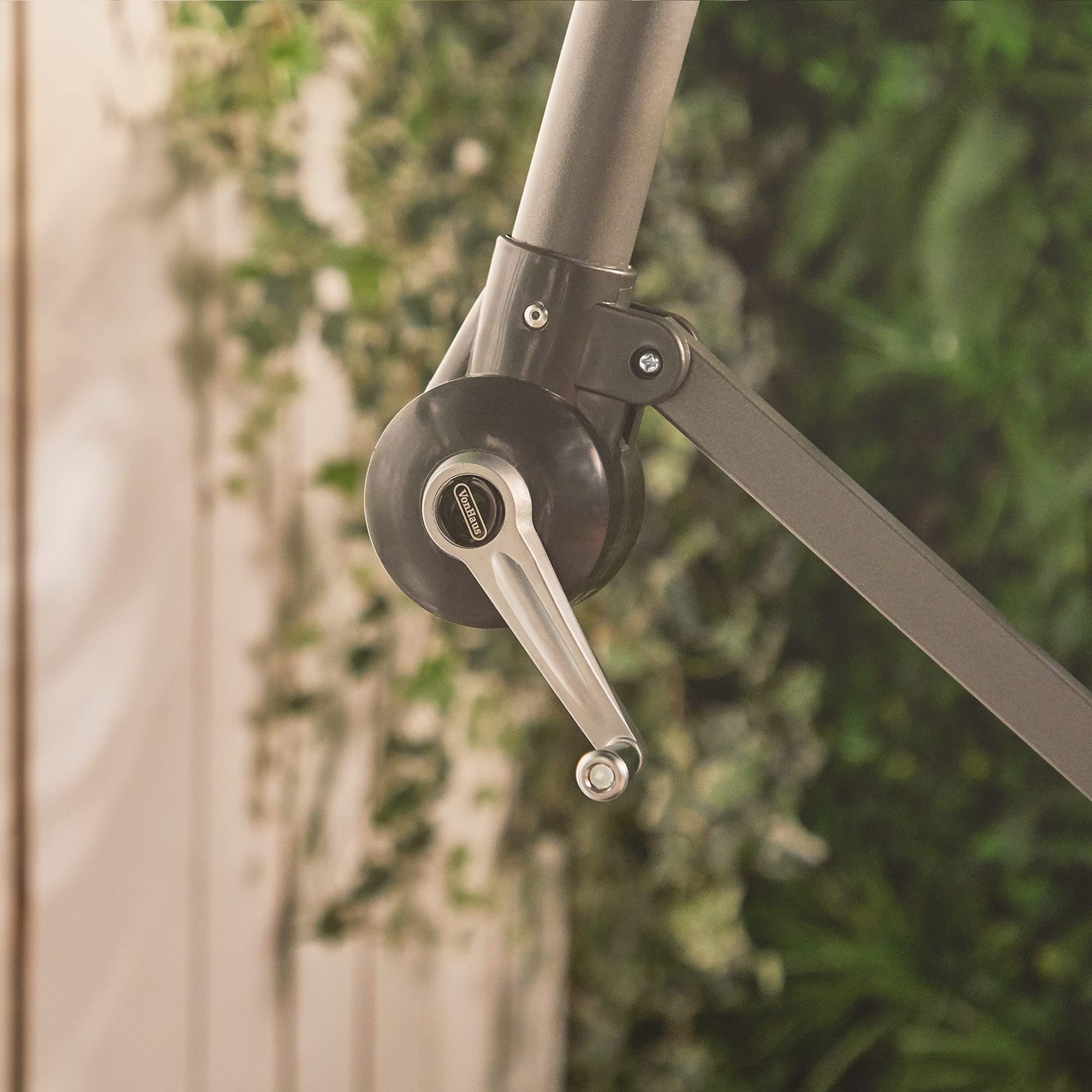 VonHaus Garden Parasol Umbrella Cantilever 3m Banana Hanging Umbrella