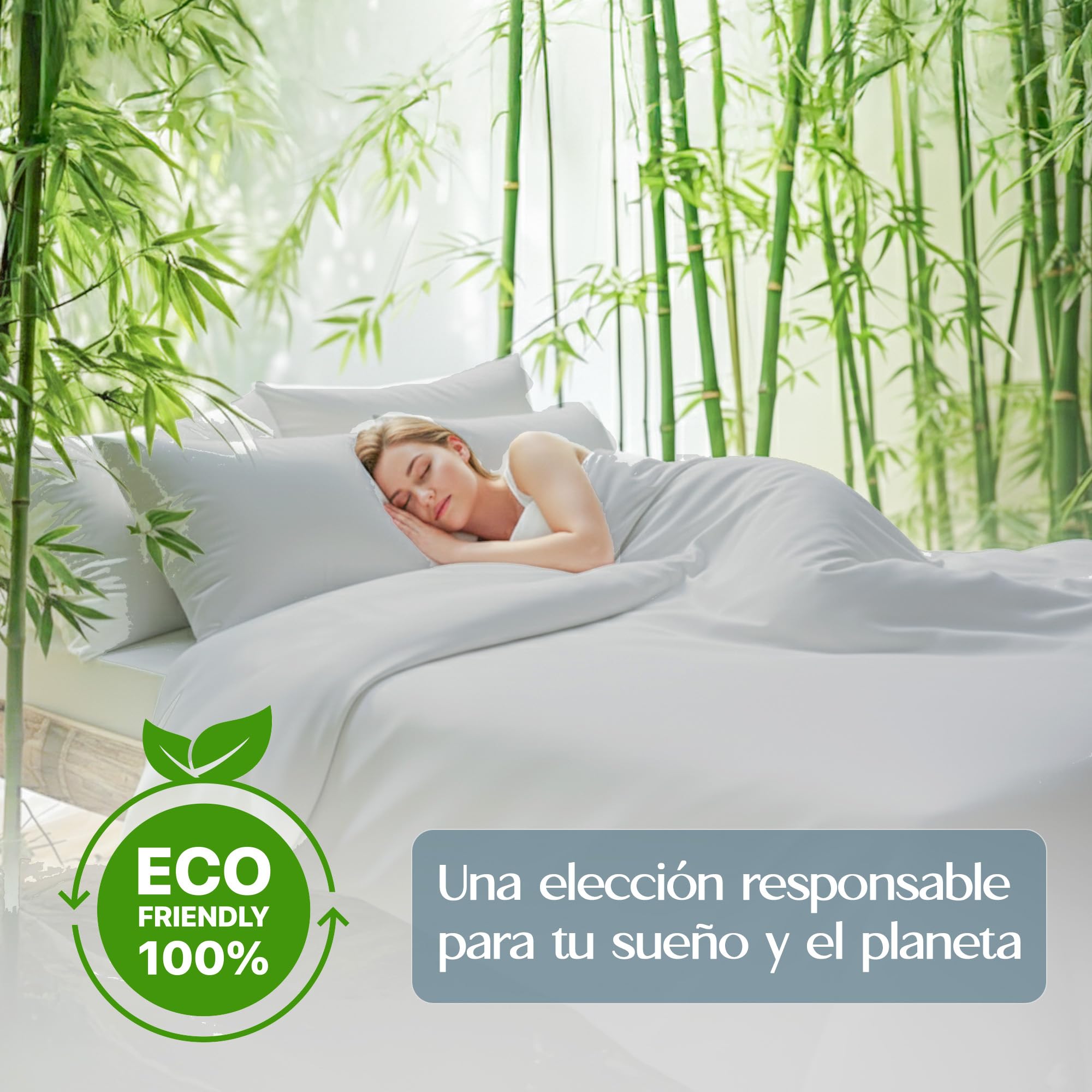 ONIROS Home Sabana Bambu Bajera Ajustable de 90x190/200 ORGÁNICA SATÉN de 300 Hilos, Sabanas Bambu Antiacaros, Hipoalergénica, Sostenible, Sábanas Termorreguladora (Sabanas de Saten, Gris Suave)