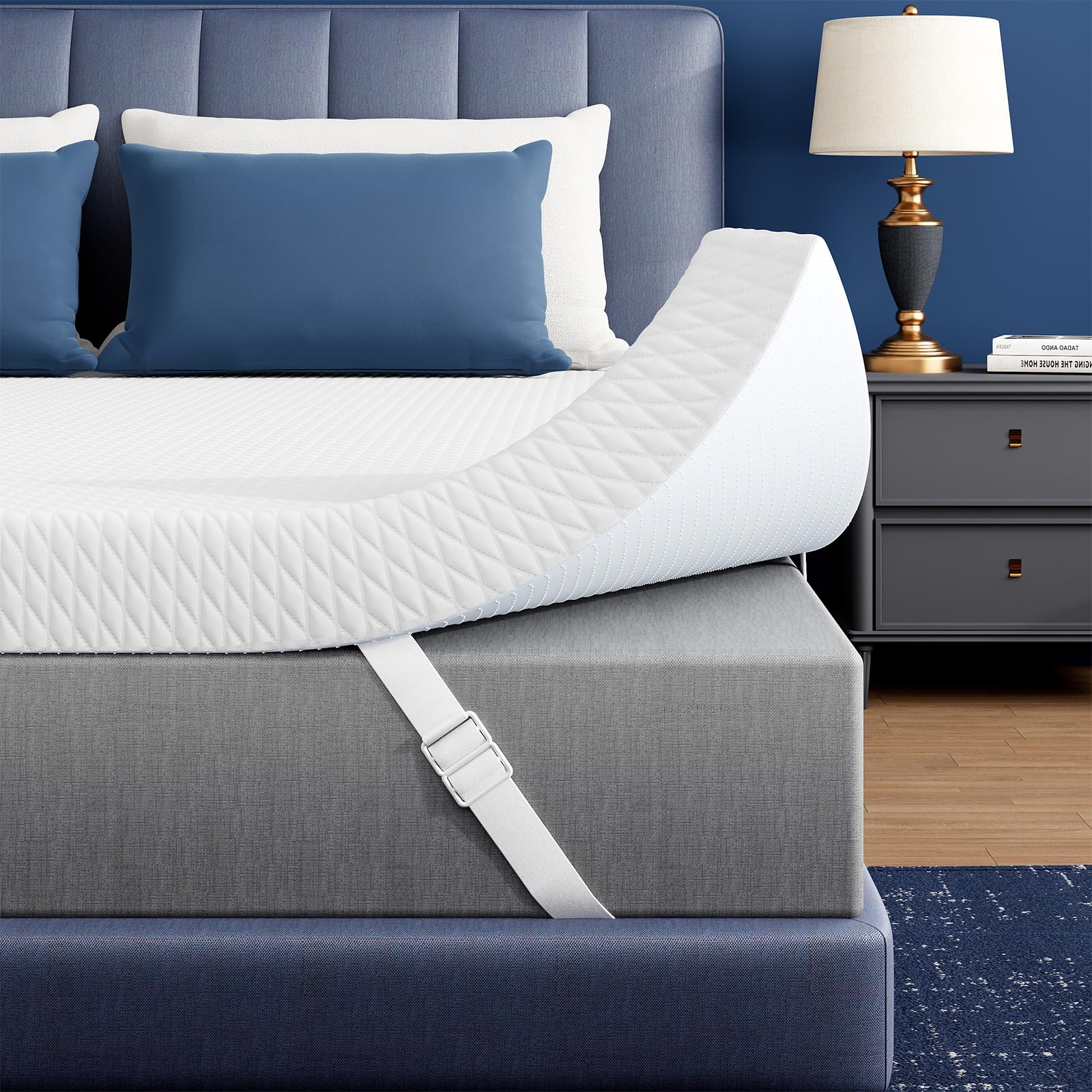Waxberry Cooling Gel Memory Foam Topper