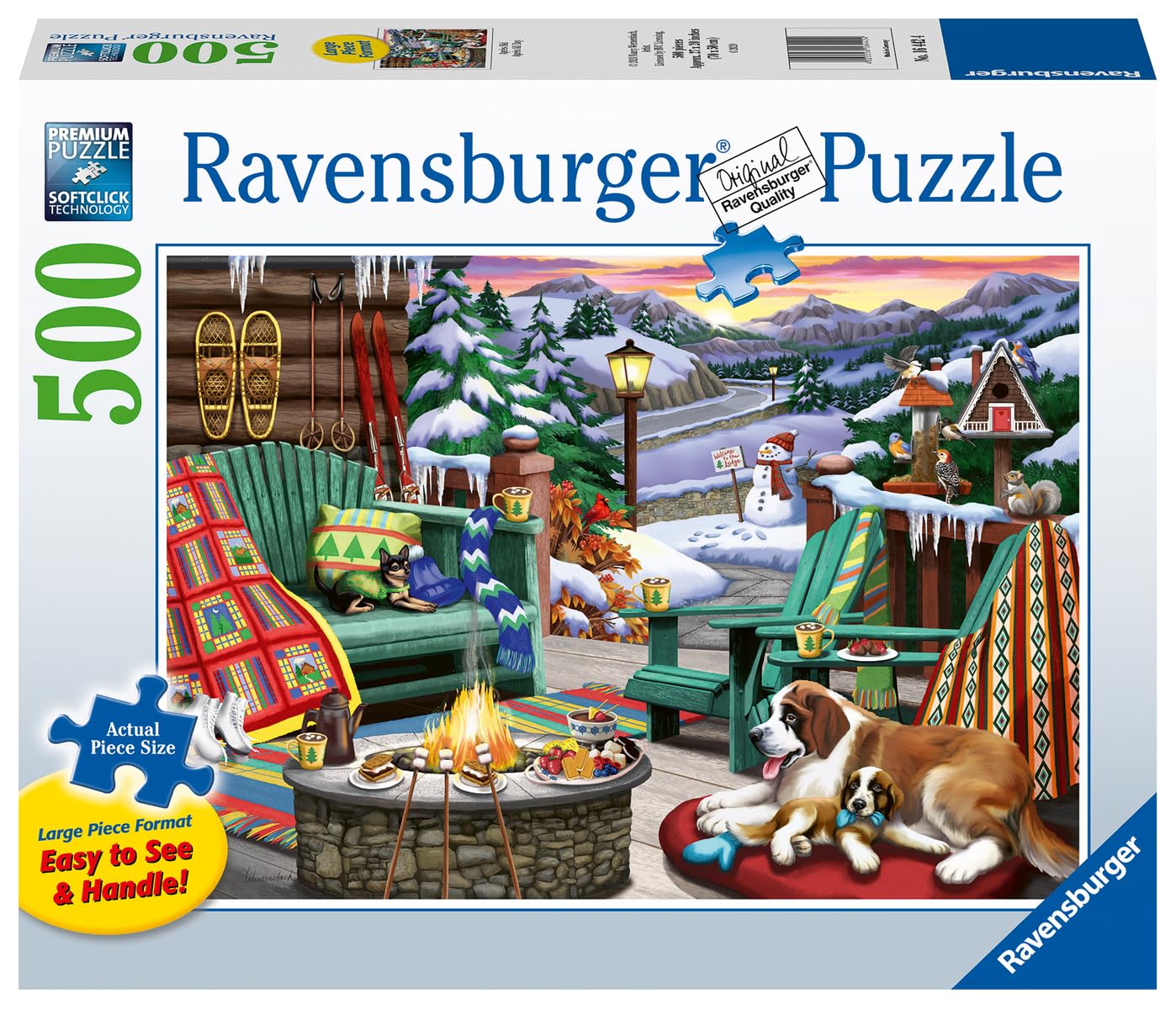 Ravensburger Apres All Day Jigsaw Puzzle - 500 Pieces | Large Format | Unique Softclick Interlocking Technology | Perfect for Family Fun and Relaxation | FSC Certified Materials - Image 2