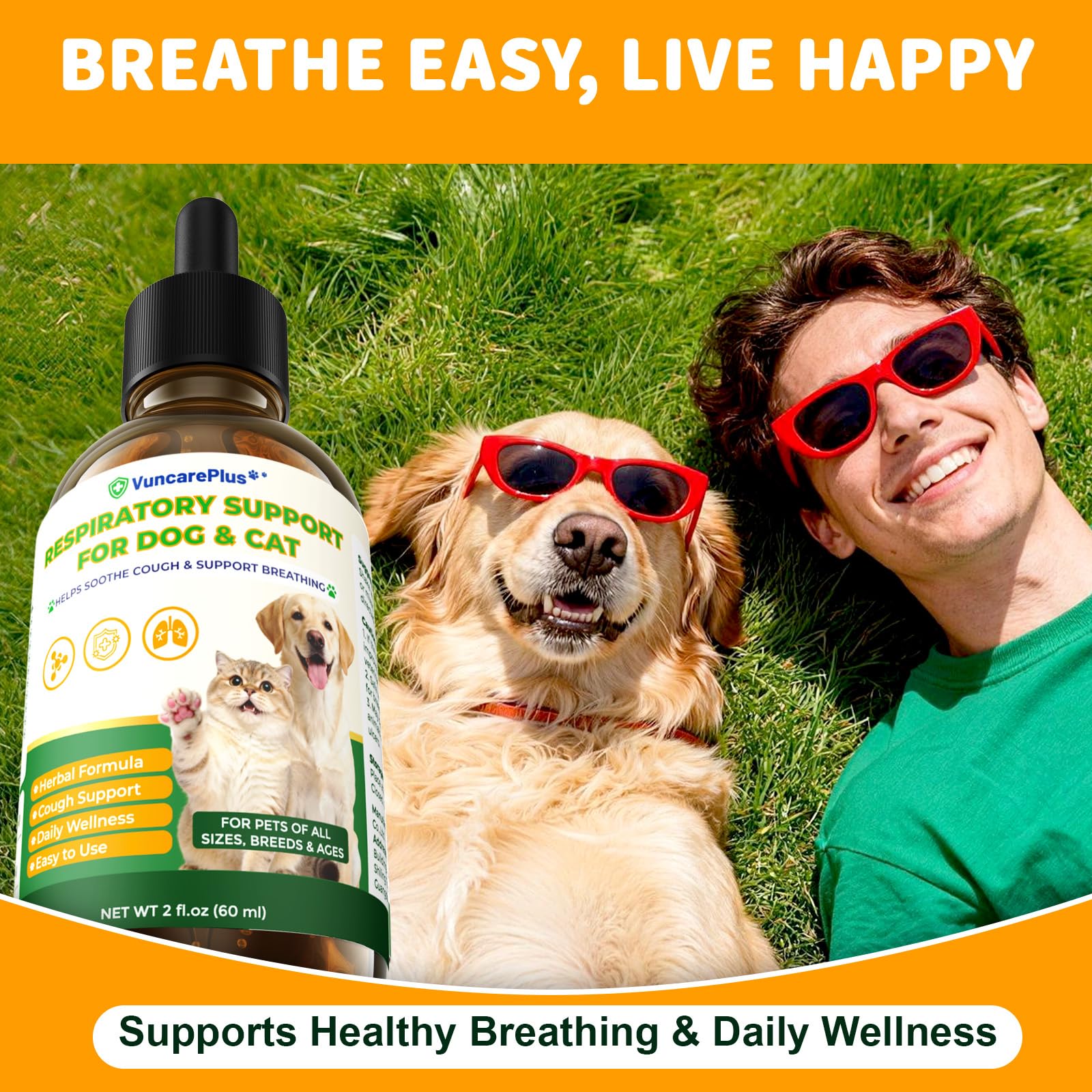 Dog Cough & Respiratory Support Drops for Dogs & Cats, 2 fl oz — Amazon image 7