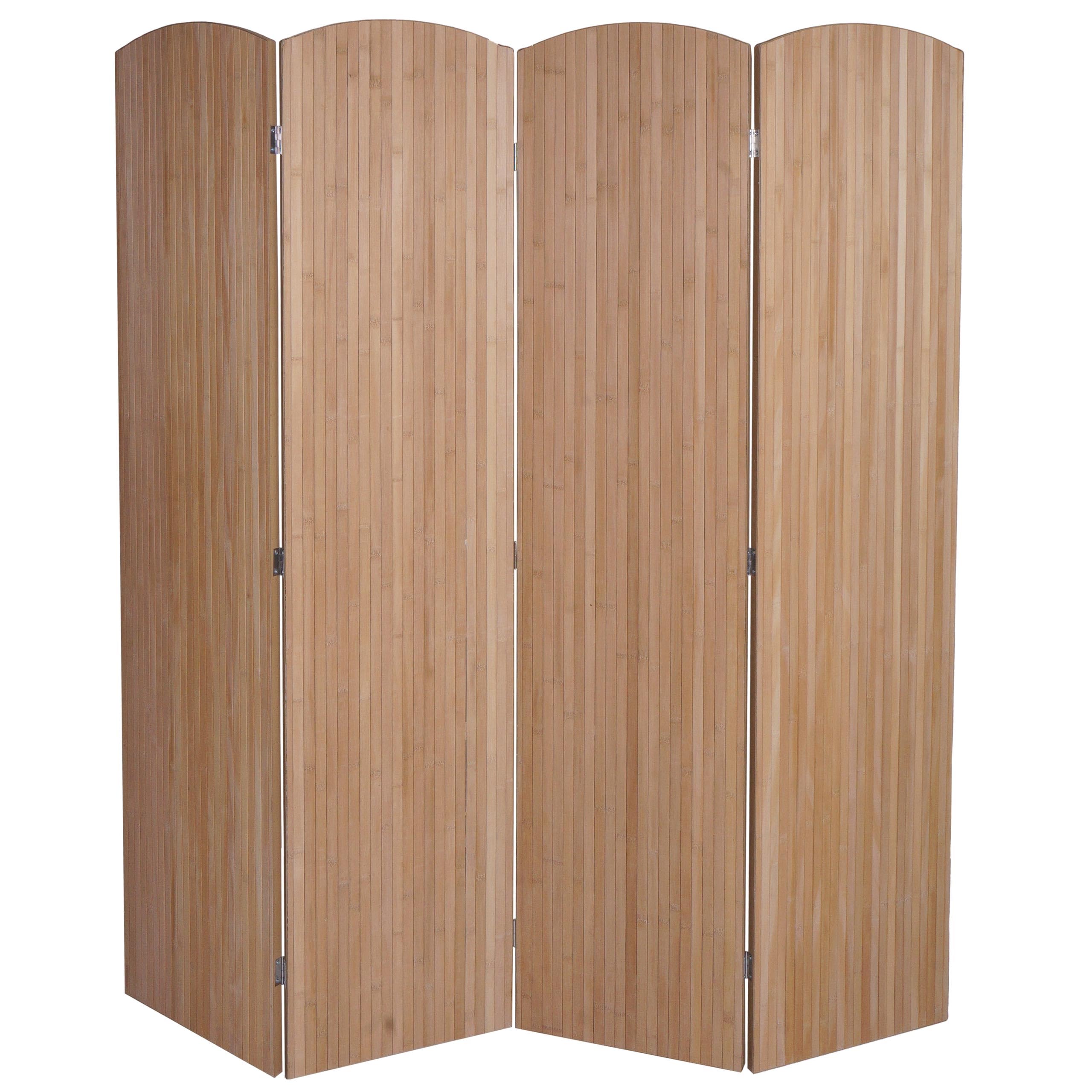 Paravent en Bambou HWC-O30 170 x 162 cm