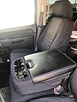 Vista 4 de Durafit fundas para asientos C1127-C1- Chevy Silverado, Avalanche y GMC Sierra LT 40/20/40 Negro personalizable impermeable fundas para asientos