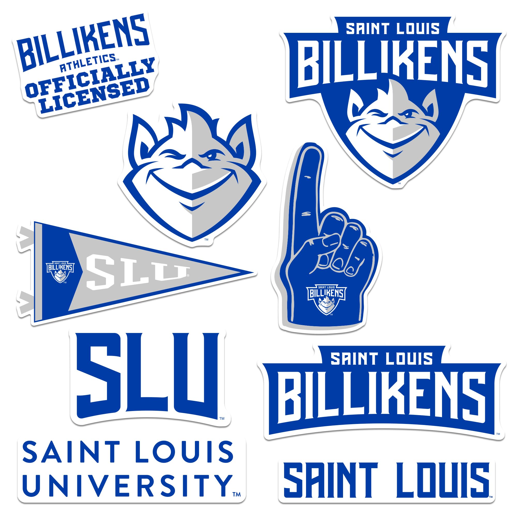 Saint Louis University 8ct Vinyl L Deluxe, Indoor/Outdoor, Set of 8