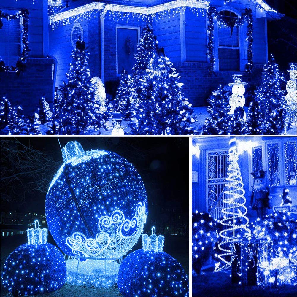 Oreunik Luci Solari Esterno Giardino, [2 Pezzi] 240 24M LED Catena Luminosa Esterno Solare 8 Modalità Lucine da Esterno Decorative Per Patio, Cancello, Cortile, Matrimonio, Festa