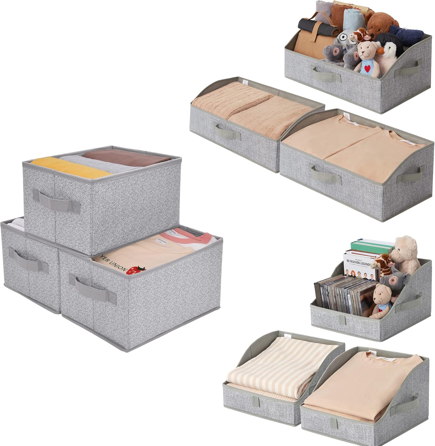 GRANNY SAYS Bundle of 3 Sets Storage Organizers for Closet