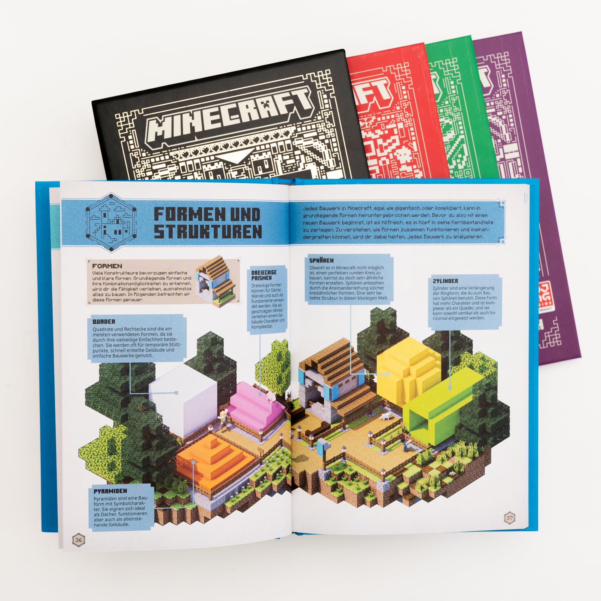 Minecraft Die offiziellen Handbücher zum Spiel: Das ultimative Geschenkset im Schuber für Minecraft-Fans mit 4 Handbüchern von den Machern des Spiels (Minecraft Handbuch)