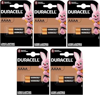 10 x Long Lasting AAAA Batteries (5 x Packs of 2) 1.5V Alkaline MX2500 LR8D425 LR61 E96
