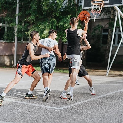 Miniatura 6 de HyDren 12 unidades de pelotas de baloncesto a granel con bomba de donación suministros de baloncesto desinflado para operación deportiva exterior