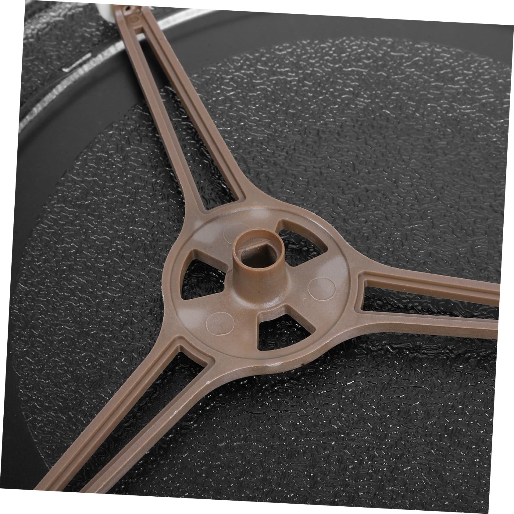 Soporte para Microondas con Plato Giratorio de Vidrio Resistente y Anillo Rodante Repuesto para Plato Giratorio para Cocinas Domésticas Rotación Silenciosa y Fácil Limpieza