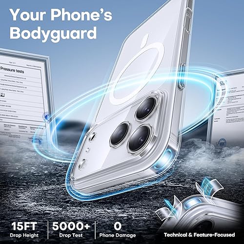 Miniatura 626 de TAURI Funda 3 en 1 para iPhone 13 Pro, [no amarilla] con 2 protectores de pantalla, funda delgada a prueba de golpes para iPhone 13 Pro, color negro