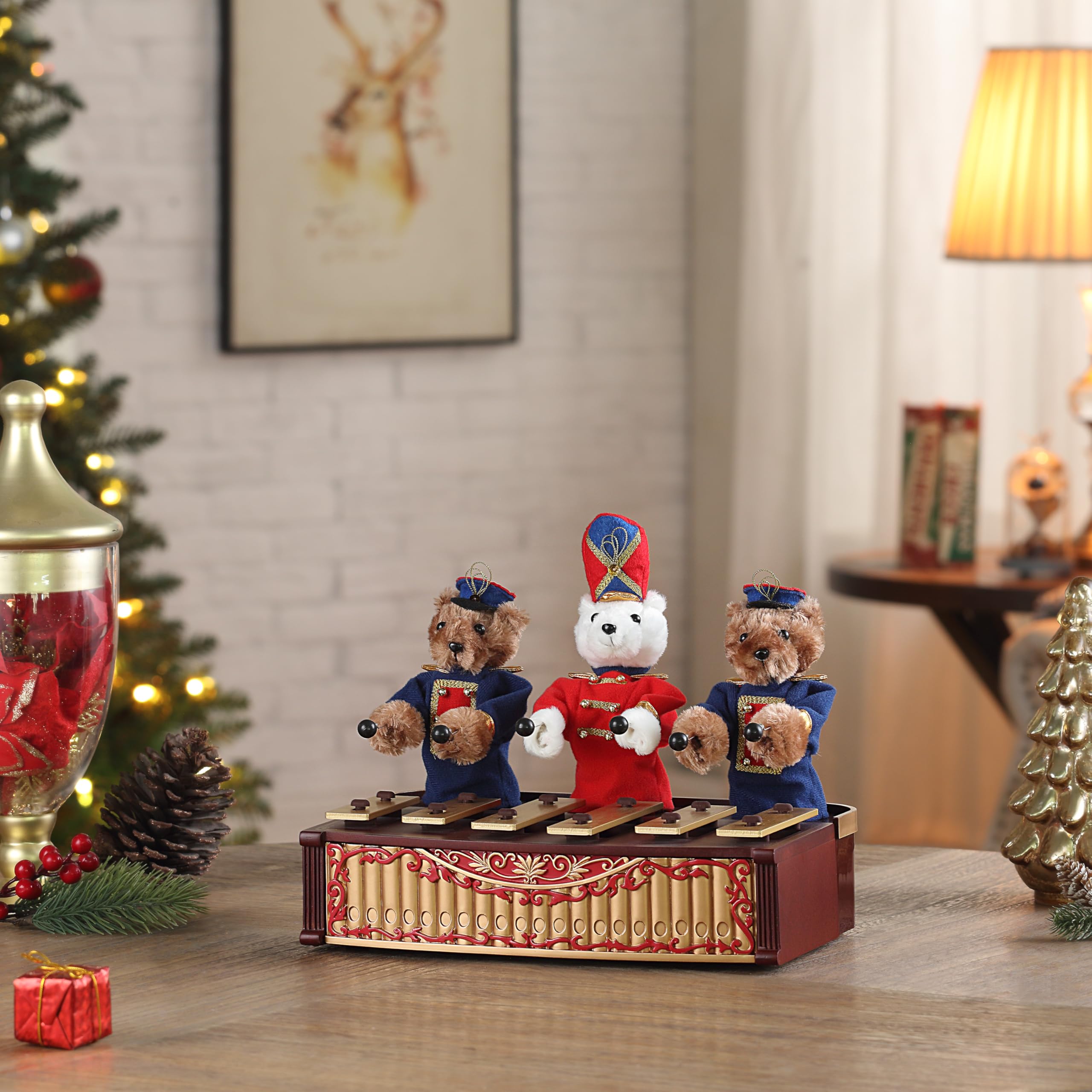 ミスタークリスマス　デュエリング　バンジョー　ベアーズ　Mr.Christmas Mr. Christmas Dueling banjo bears plays 20 songs jingle