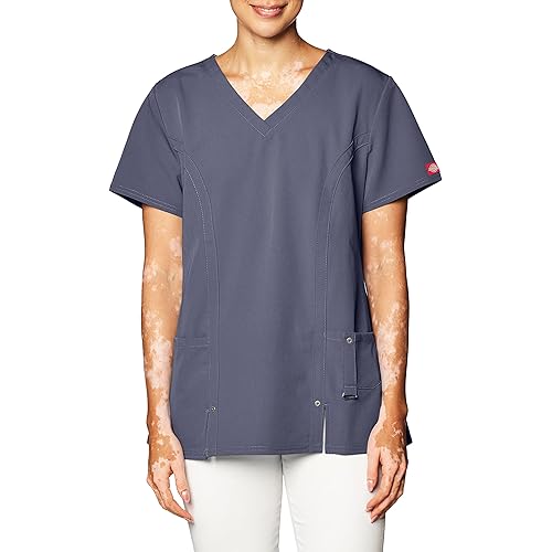 Dickies Gen Flex Women Scrubs Top V-Neck DK800