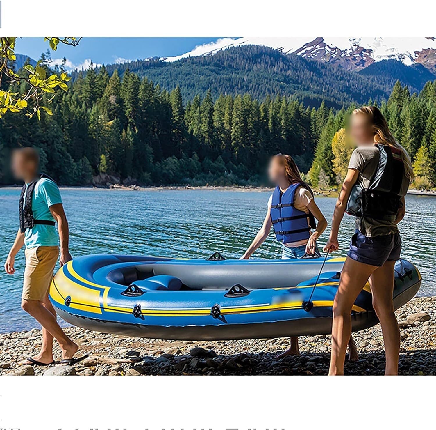 Inflatable Kayaks Thicken 2 People Inflatable Boat Scenic Rafting Boat Adult Kayak Inflatable Boat