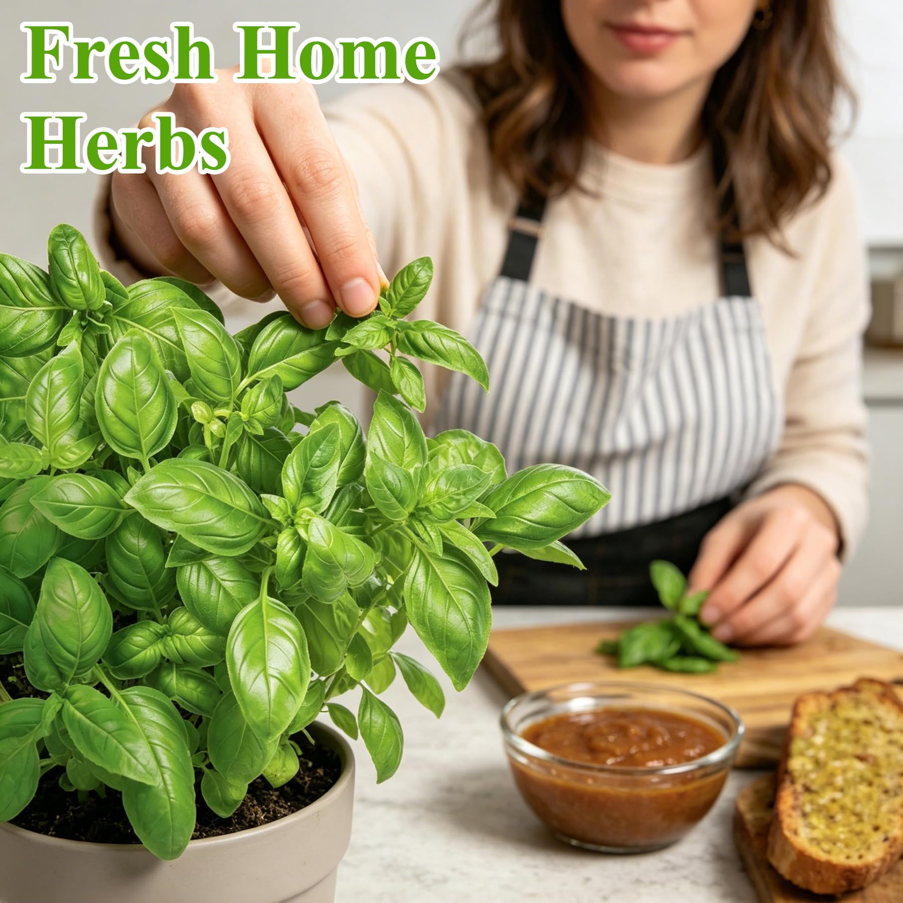 Kit de jardín de hierbas para interiores, kit de iniciación de hierbas culinarias con semillas y herramientas para principiantes, regalo de cumpleaños definitivo para mujeres, hombres, mamá, papá