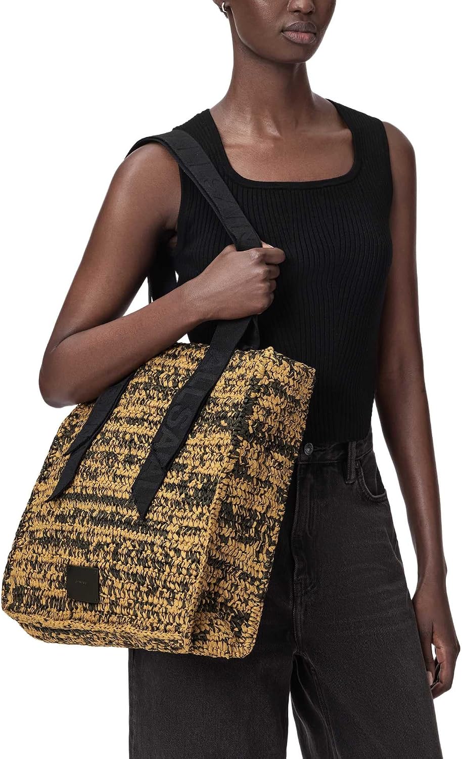 AllSaints Women's Lullah N/S Tote Biscuit/Black One Size