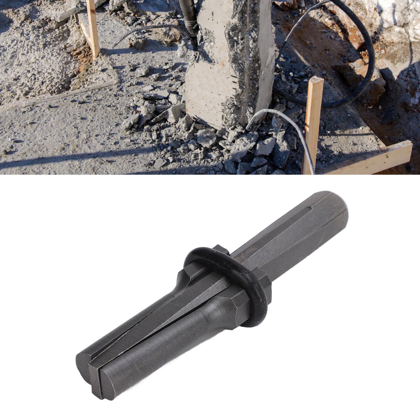 Rock Stone Splitter Hand Tool, High Strength Plug Shims for Splitting